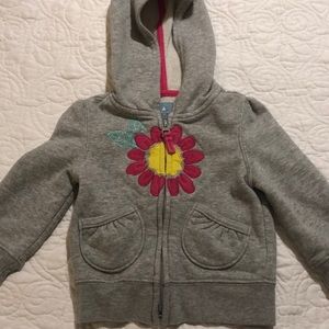 Grey hoodie baby gap